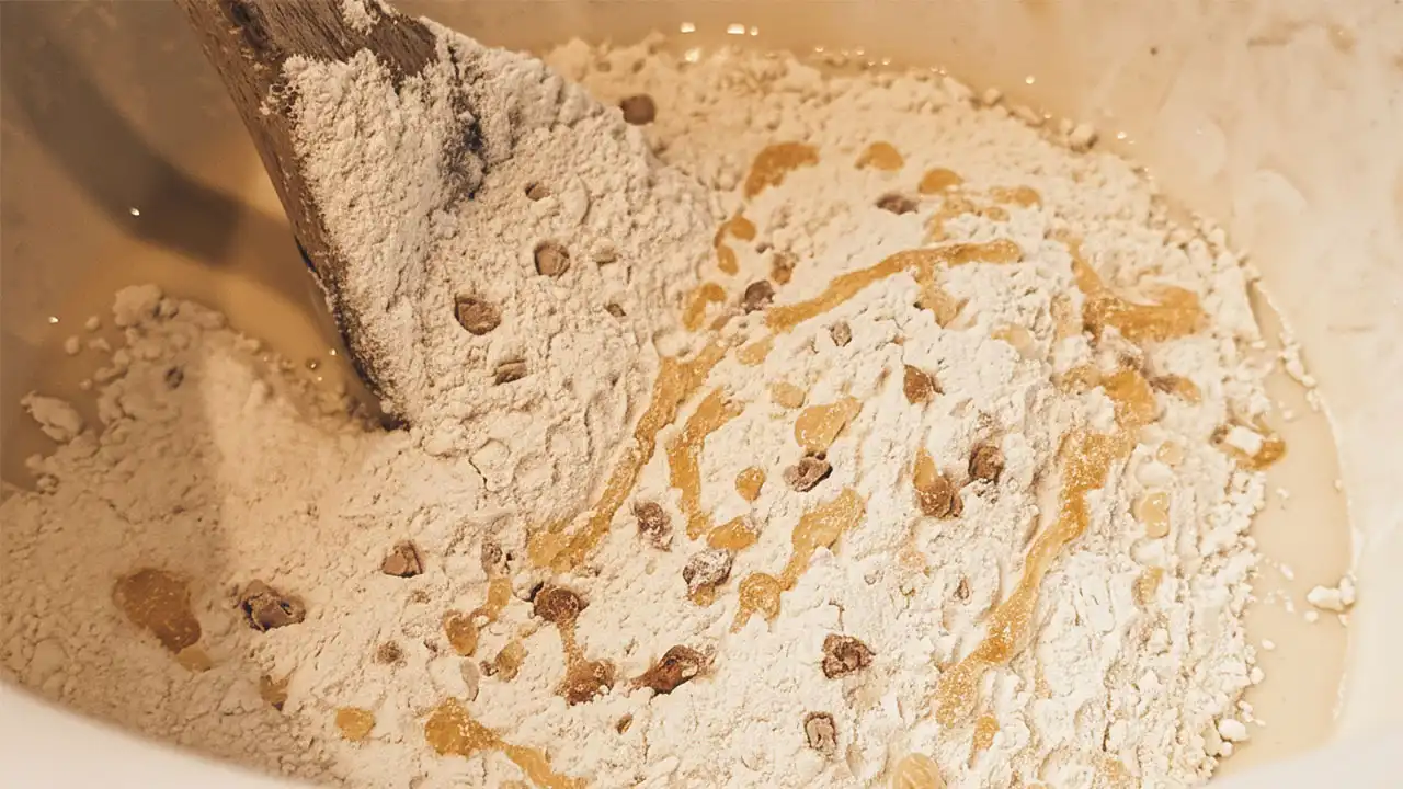 Stap 2a: Voeg honing toe aan het mengsel