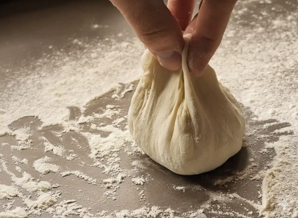 Stap 6c: Vorm strakke deegballen